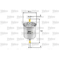 Valeo Kraftstofffilter 587040 für Volvo S40 I V40 Xc90 Xc70 Cross Country