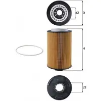 MAHLE ORIGINAL Ölfilter OX 1028D