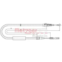 METZGER Seilzug, Feststellbremse 10.7512