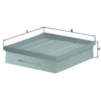 MAHLE ORIGINAL Luftfilter LX 1049