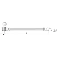 METZGER Bremsschlauch 4111441