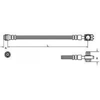 METZGER Bremsschlauch 4110246