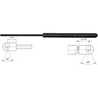 METZGER 2110339 Gasfeder Heckklappendämpfer passend für MERCEDES-BENZ M-Klasse (W163) 641mm