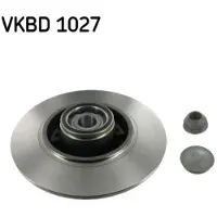 Skf Bremsscheibe VKBD 1027 hinten, voll, 1 Stück