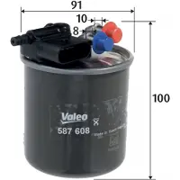 Valeo Kraftstofffilter 587608