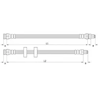 METZGER Bremsschlauch 4110995