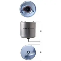 MAHLE ORIGINAL Kraftstofffilter MAHLE KL 788