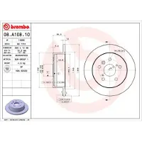 Brembo Bremsscheibe 08.A108.10