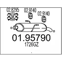 MTS Endschalldämpfer 01.95790