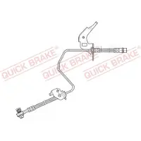 Quick Brake 59.960X Bremsschlauch für OPEL ZAFIRA B (A05) Meriva A (X03) Astra H Caravan (A04) Astra H Schrägheck (A04) Astra G CC (T98) Zafira A