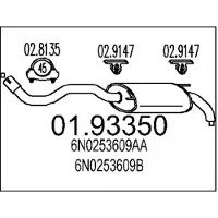 MTS Endschalldämpfer 01.93350