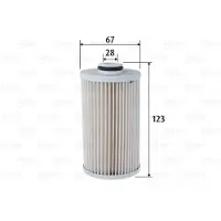 Valeo Kraftstofffilter 587083 für HONDA CR-V III (RE) Filtereinsatz