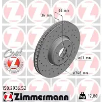 ZIMMERMANN Bremsscheibe SPORT Z 150.2936.52