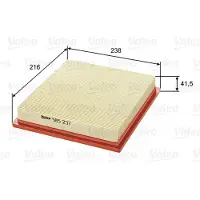 Valeo Luftfilter 585237 für Lancia Chrysler Dodge Voyager Sebring Caravan Flavia