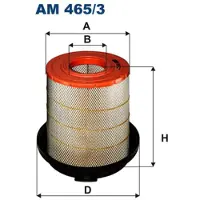 FILTRON Luftfilter rund, Höhe 351 mm, Außendurchmesser 282/347 mm, Innendurchmesser 128 mm