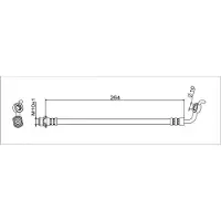 METZGER Bremsschlauch 4111719