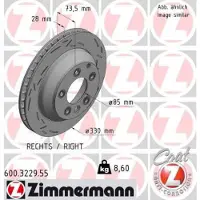 ZIMMERMANN Bremsscheibe BLACK Z 600.3229.55