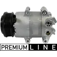 MAHLE ORIGINAL Klimakompressor 12 V Ø 110 mm passend für u.a. FORD FIESTA