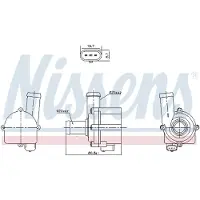 Nissens Wasserpumpe 832121