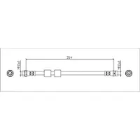 METZGER Bremsschlauch 4111544