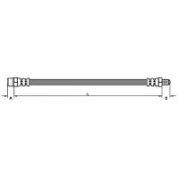 METZGER Bremsschlauch 4110791