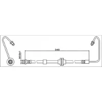 METZGER Autoteile Bremsschlauch [Hersteller-Nr. 4119371] für Renault