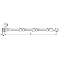 METZGER Bremsschlauch 4110917