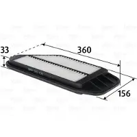 Valeo Luftfilter 585436