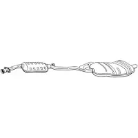 Bosal Endschalldämpfer 286-181