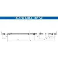 Ate Bremsschlauch 83.7769-0435.3