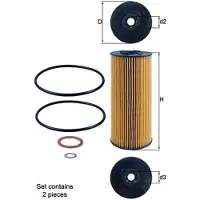 MAHLE ORIGINAL Ölfilter OX 137D1/S