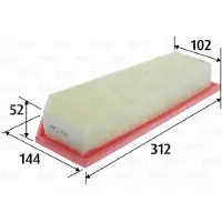 Valeo Luftfilter 585486 für Mercedes-Benz C