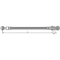 METZGER Bremsschlauch 4111030