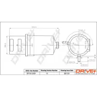 Dr!ve+ Kraftstofffilter [Hersteller-Nr. DP1110.13.0301] für VW