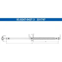 Ate Bremsschlauch 83.8247-0427.3