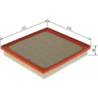 Bosch Luftfilter F 026 400 743