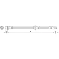 METZGER Bremsschlauch GREENPARTS 4110479