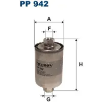 FILTRON Kraftstofffilter OPEL,TOYOTA,LAND ROVER PP 942 4801358,WJN101192,25121150 Leitungsfilter,Spritfilter 9198314,A111L6037S,WJN101190,GFE7057