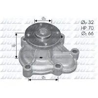 DOLZ Wasserpumpe O130