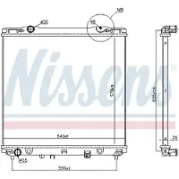 Nissens Kühler, Motorkühlung 66773