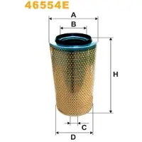 WIX FILTERS Luftfilter WIX 46554E