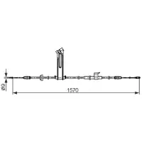 Bosch Seilzug, Feststellbremse 1 987 482 833