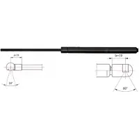 METZGER 2110487 Gasfeder Heckklappendämpfer für AUDI Q7 (4LB) 498mm