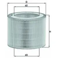 MAHLE ORIGINAL Knecht Luftfilter LX 3009