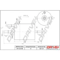 Dr!ve+ Kraftstofffilter [Hersteller-Nr. DP1110.13.0188] für Audi