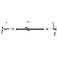 Bosch Seilzug, Feststellbremse 1 987 482 312
