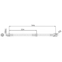 METZGER Bremsschlauch 4110918