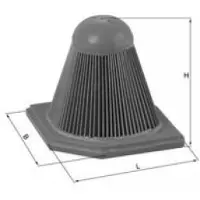 Knecht LUFTFILTER LX 1892 BMW K 1300 S/R/GT 09-