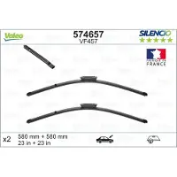 Valeo Wischblatt Silencio Xtrm VF457, 580mm, Vorne, 2 Stück