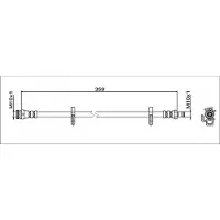 METZGER Bremsschlauch GREENPARTS 4112051
